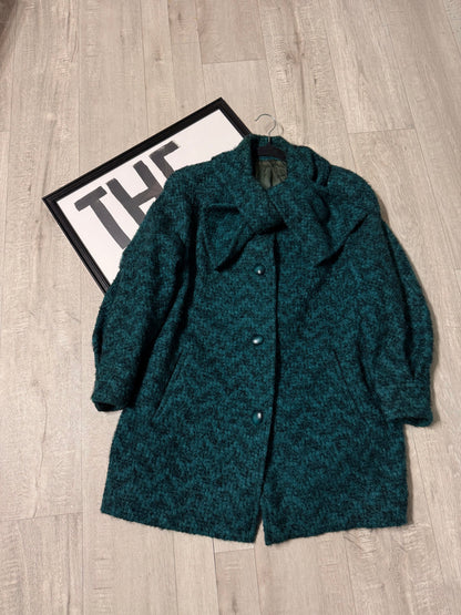 Cappotto tweed Lana Mohair