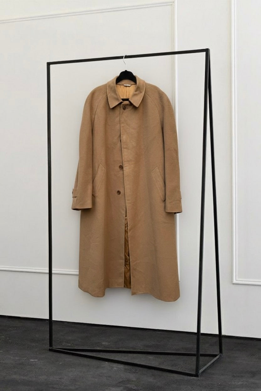 Cappotto vintage cammello lana e cashmere