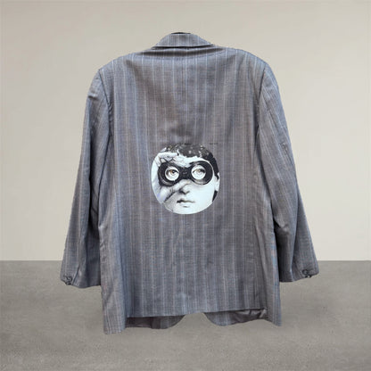 Blazer ‘Fornasetti’ handmade
