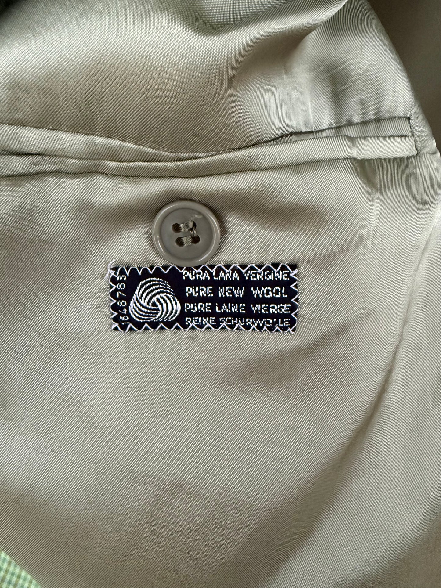 Blazer pied de poule ‘Ragazza con l’orecchino di perla’ handmade