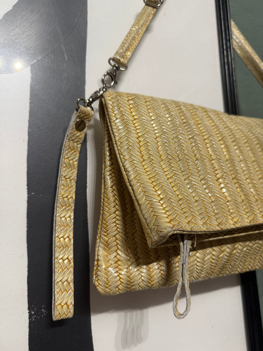 Pochette rafia laccata