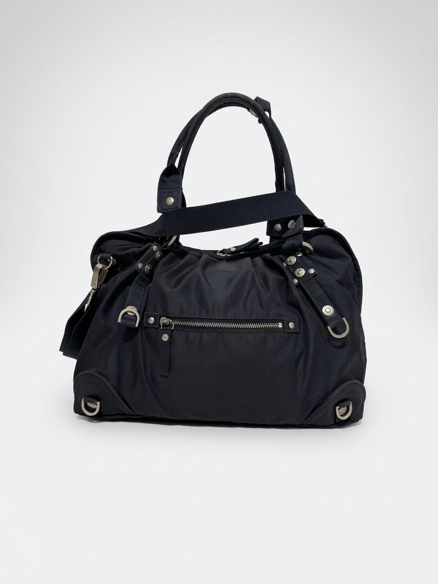 Borsa tracolla nylon George Gina & Lucy blu navy
