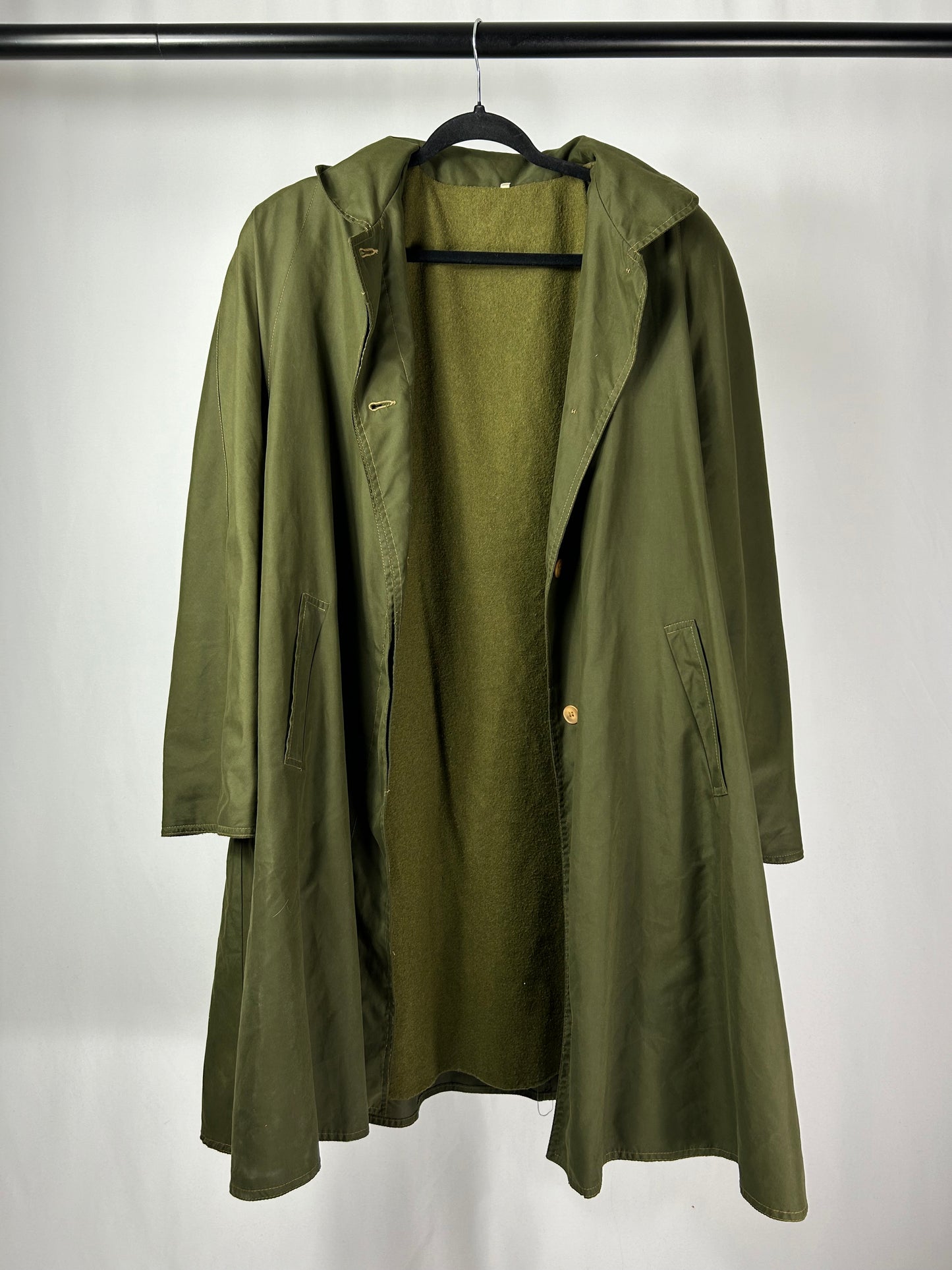 Trench verde militare tg.L