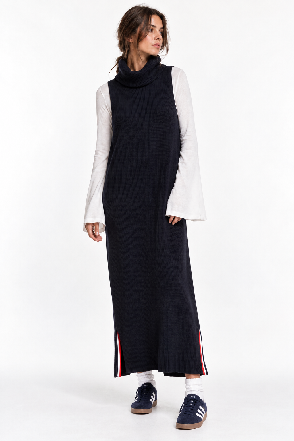 Abito smanicato tricot Tommy Hilfiger