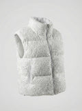 Gilet fluffy paillettes