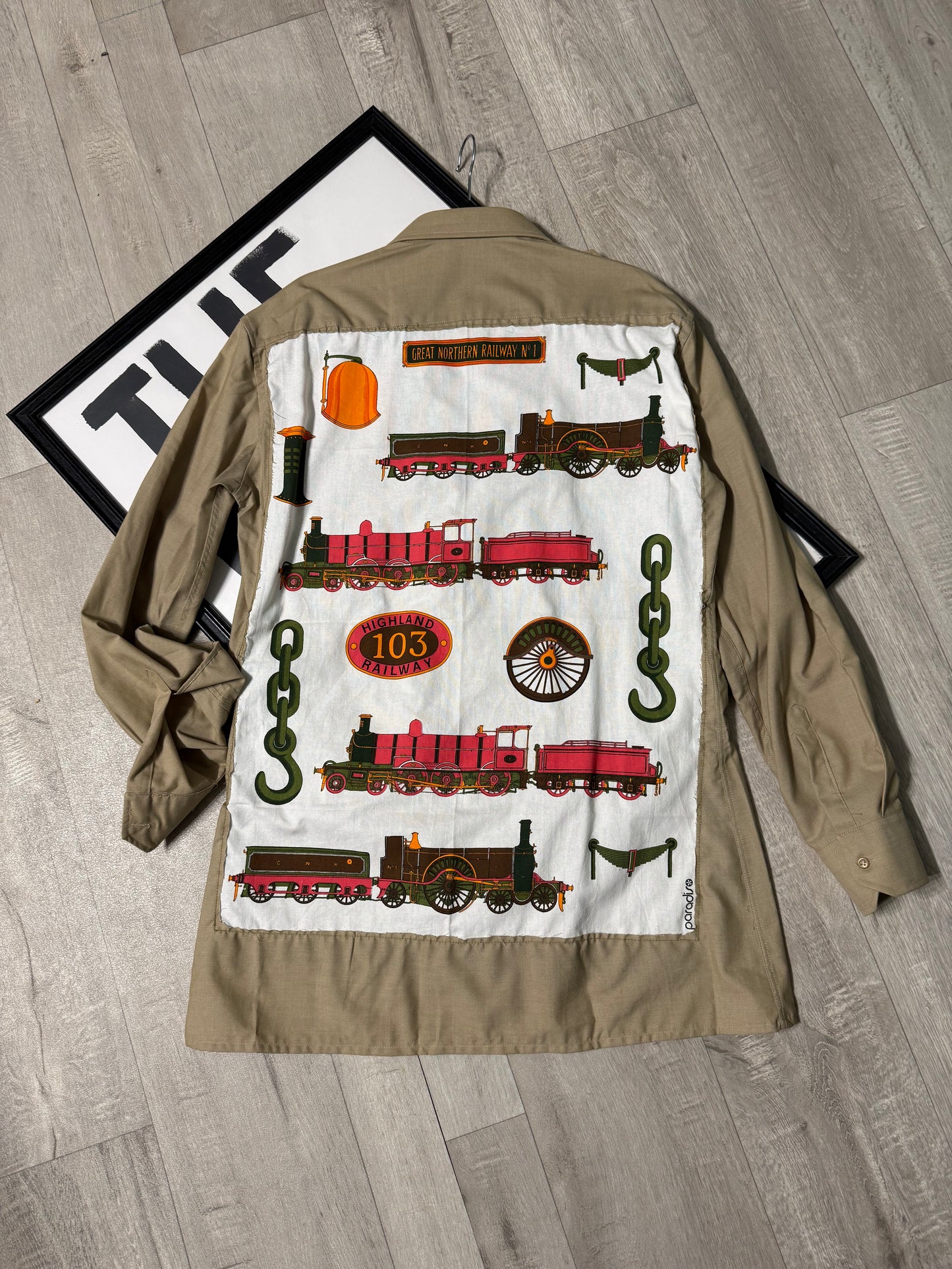 Camicia ‘train’ handmade