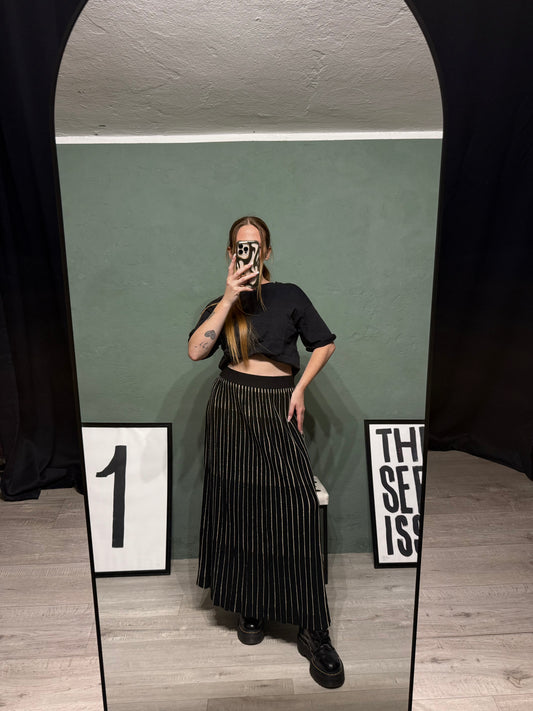 Maxi gonna righe lurex Dixie