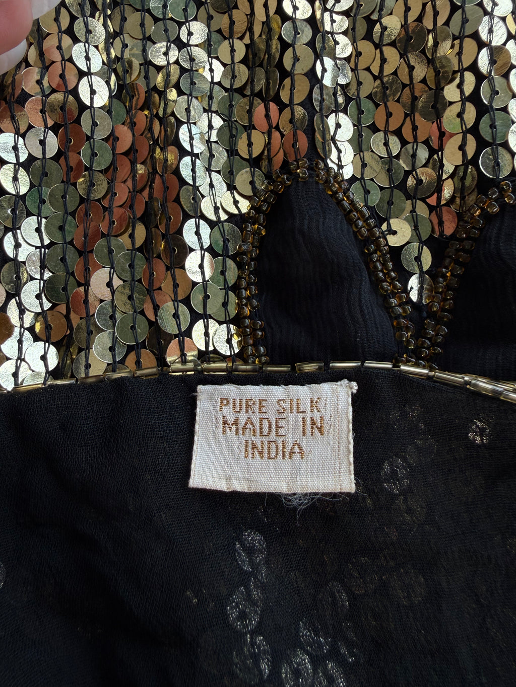 Blazer paillettes seta handmade