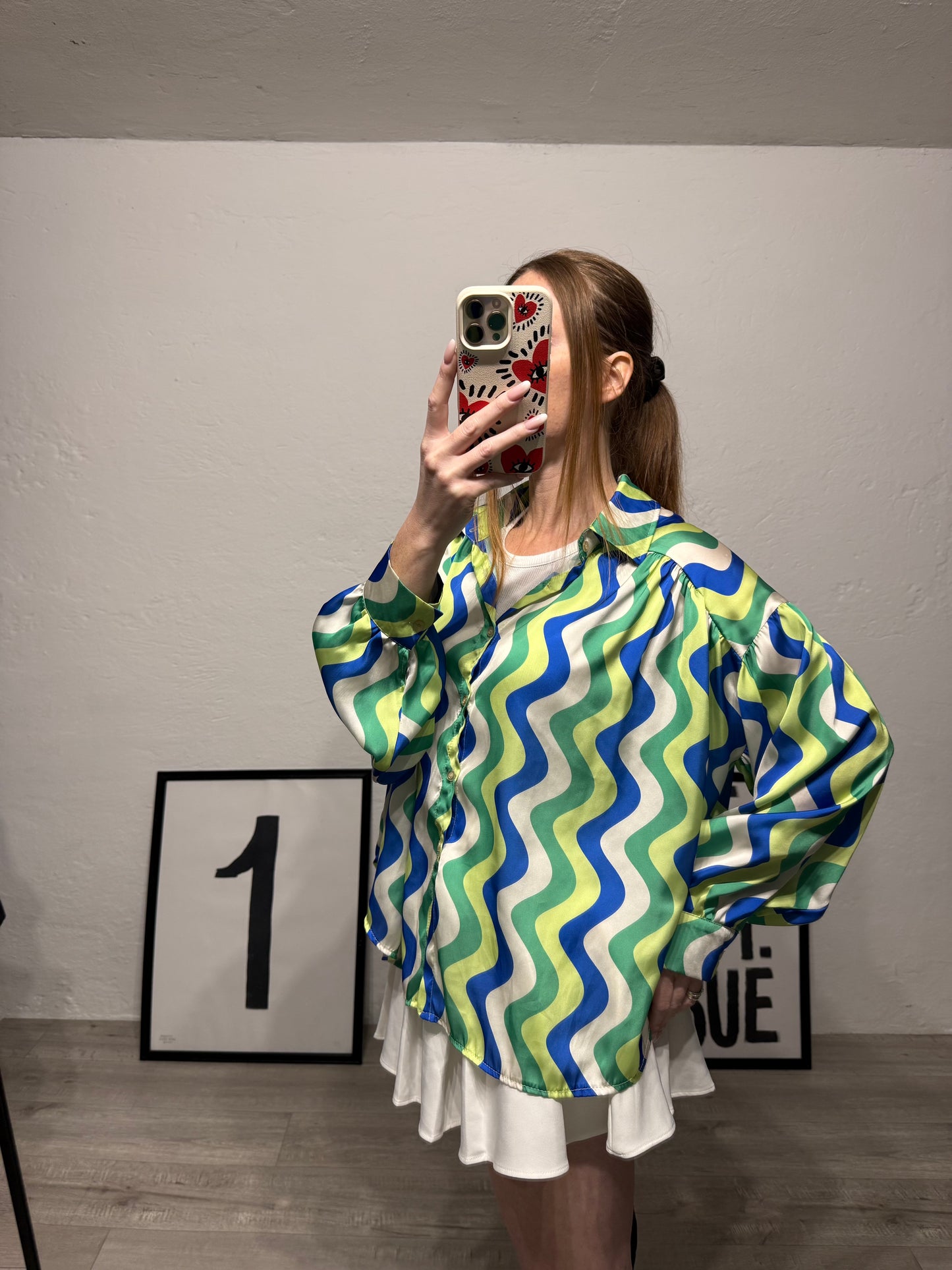 Camicia fantasia optical