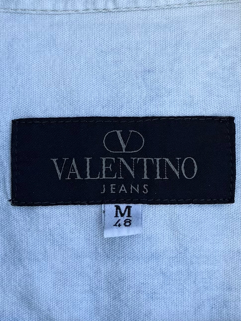 Camicia denim vintage Valentino Garavani reworked