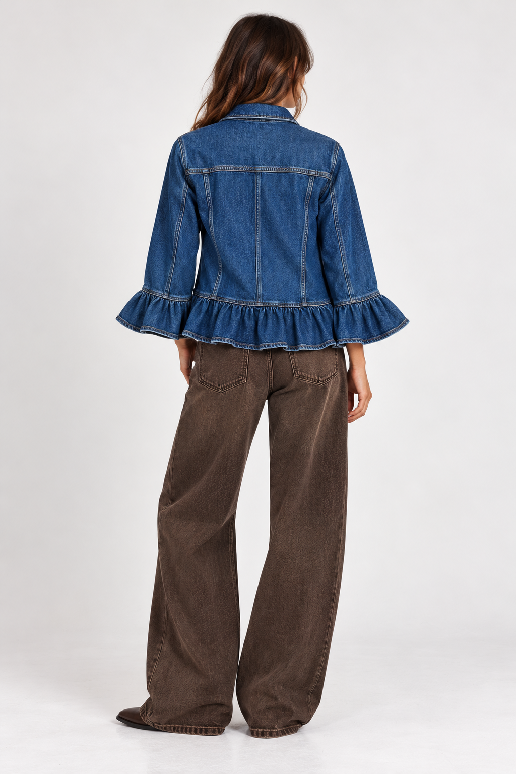 Giacca denim rouge