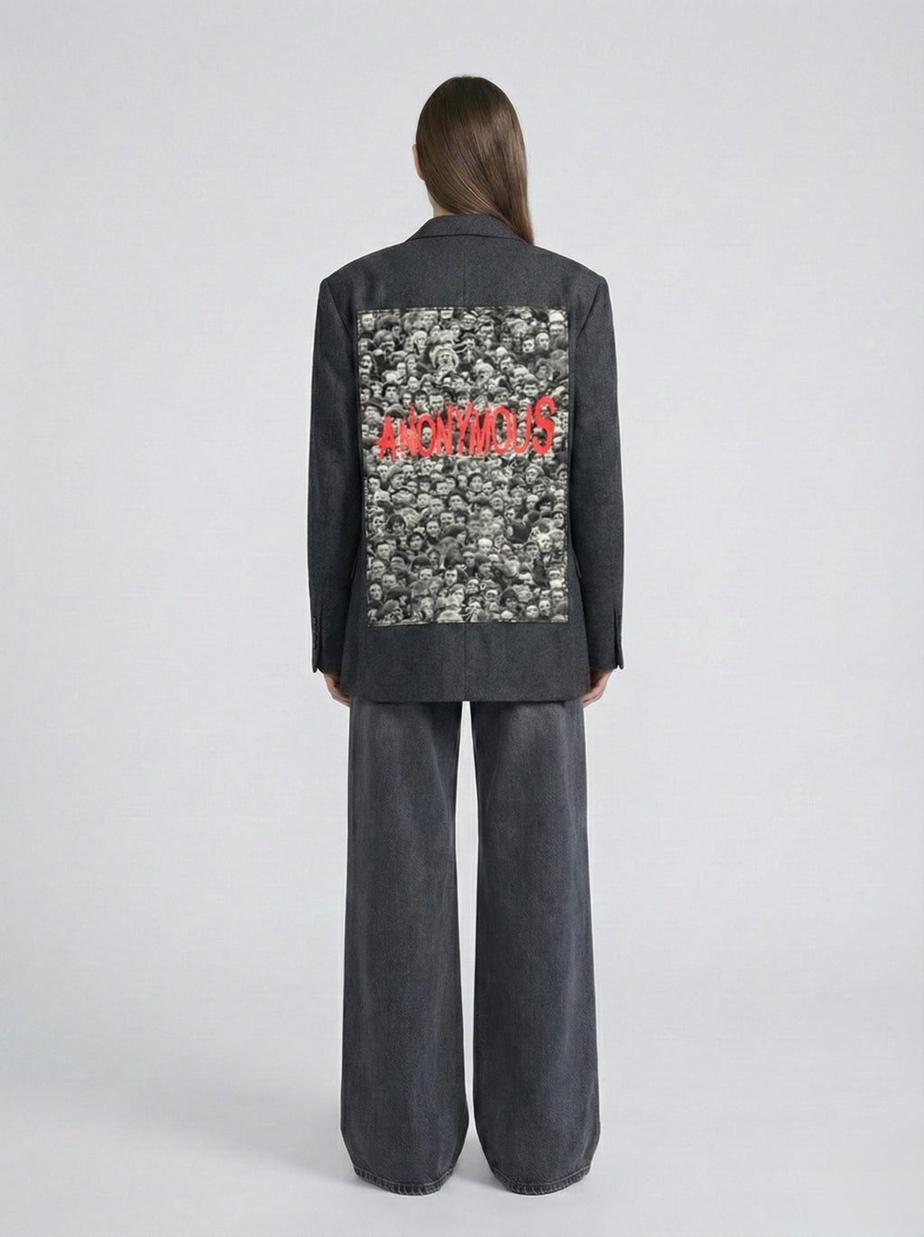 Blazer vintage ‘Anonymous’ 100% lana handmade