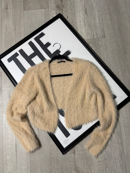Cardigan peluche Zara