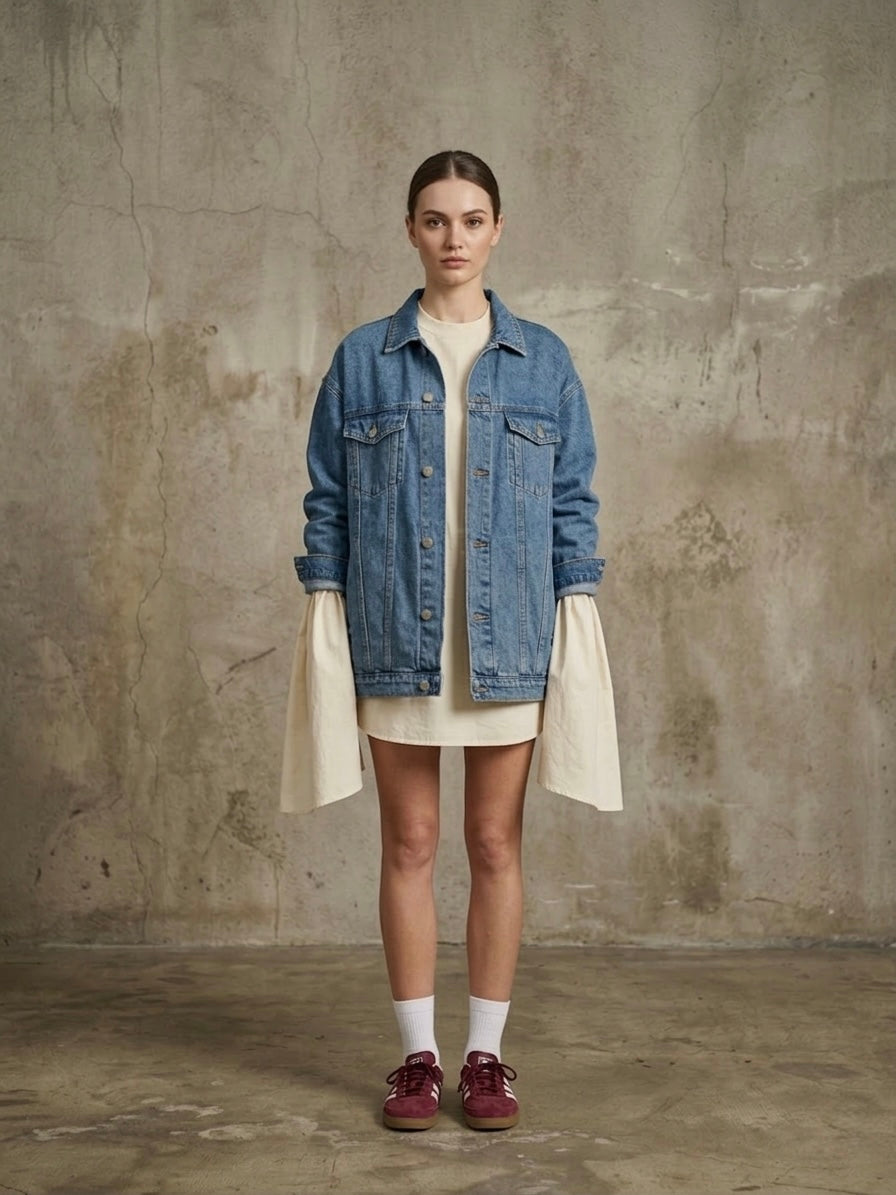 Giacca vintage denim ‘America’ custom