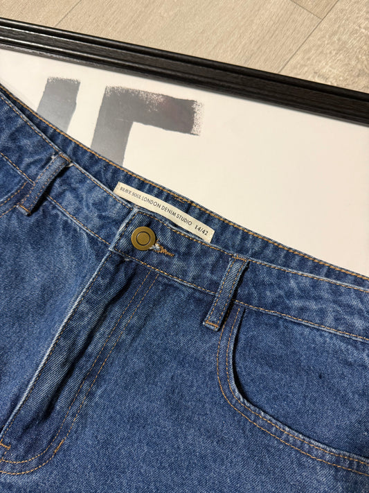 Jeans over cropped