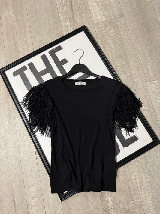 T-shirt maniche frange