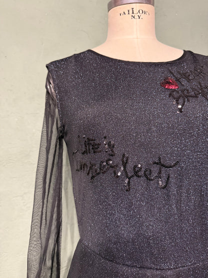 Tutina !M?ERFECT lurex scritte