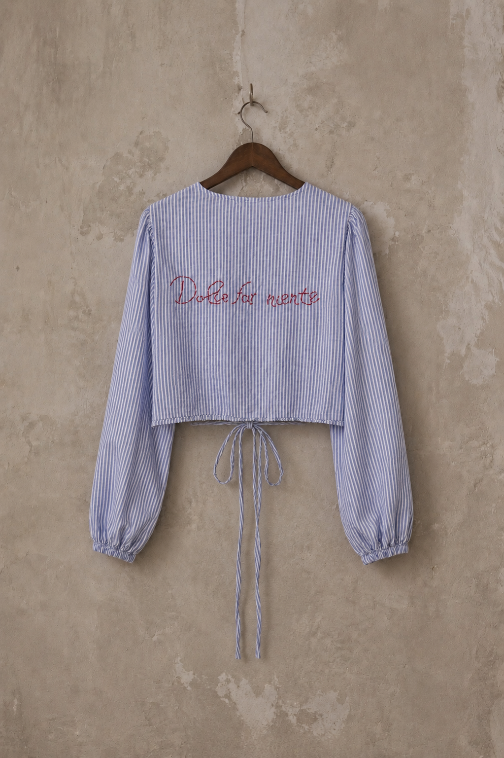 Camicia righe ‘dolce far niente’