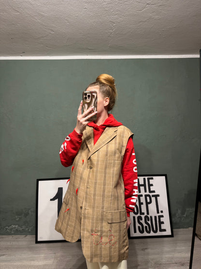 Gilet vintage upcycling ‘TIÈ’ 🤘🏻