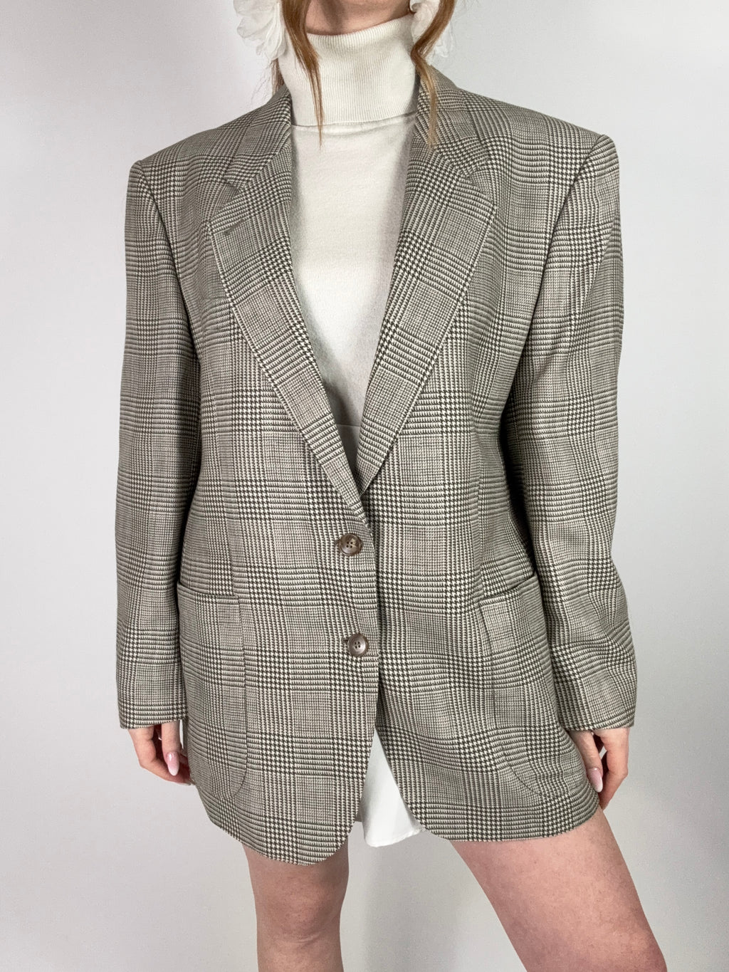 Blazer vintage pied de poule tg.L