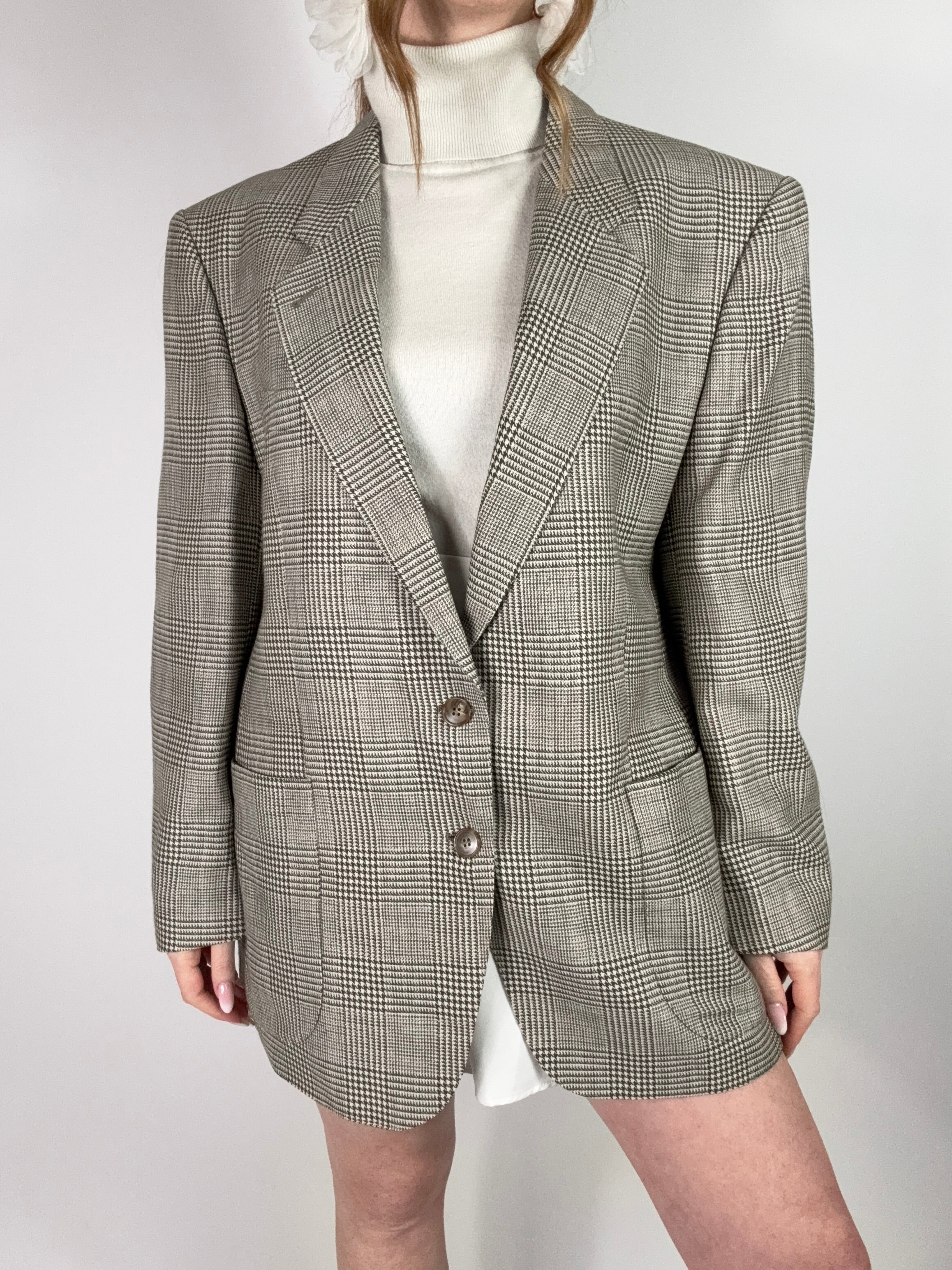 Blazer vintage pied de poule tg.L