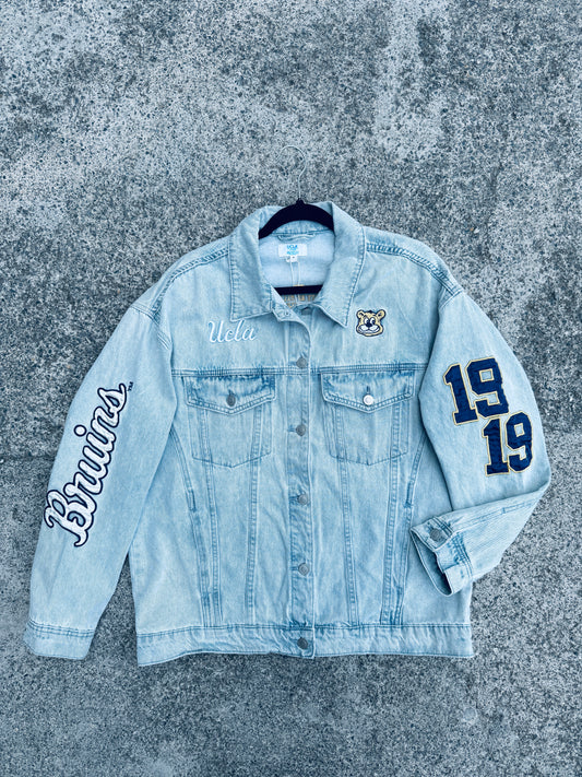 Giacca denim patch UCLA tg.M