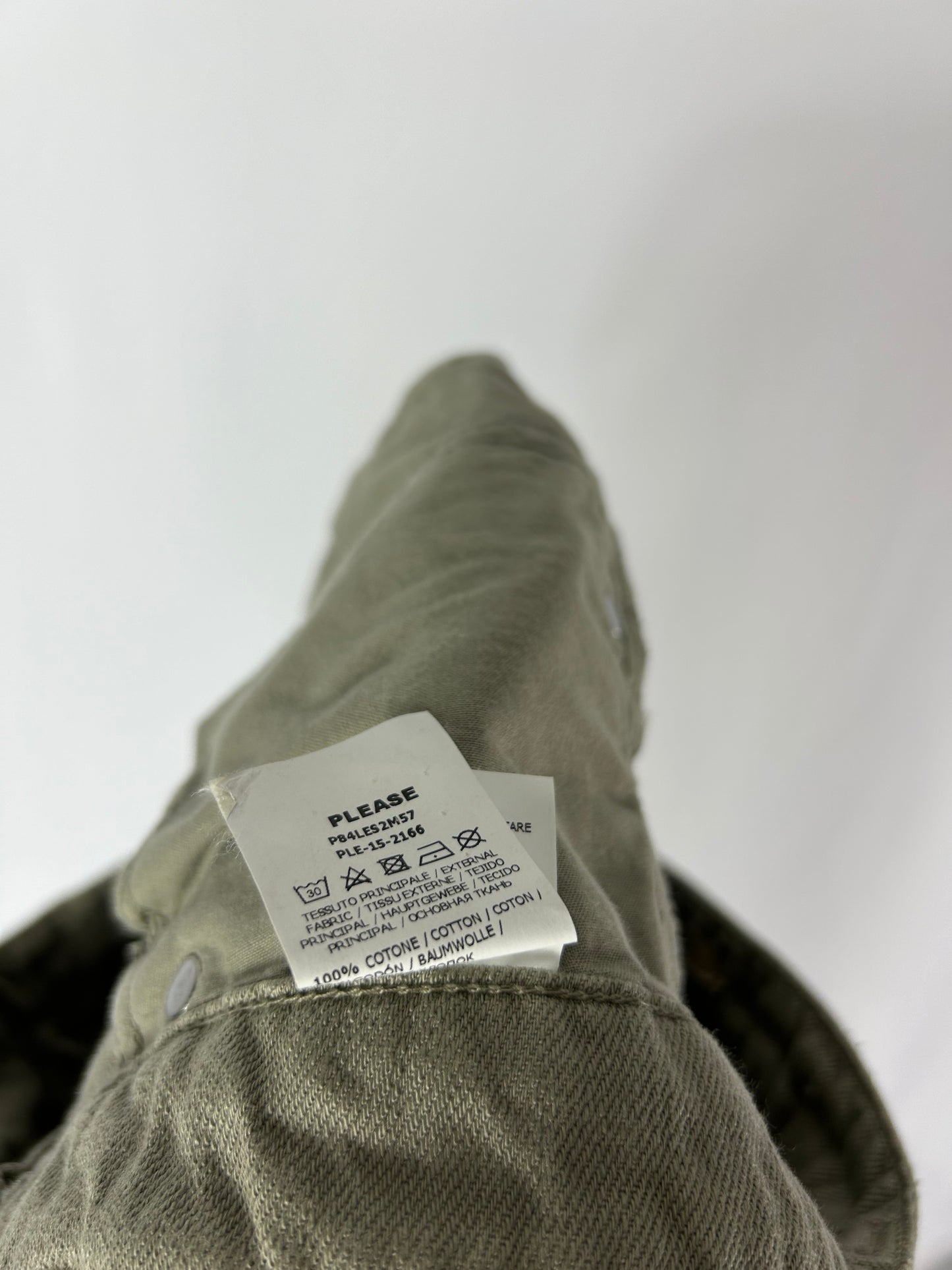 Jeans verde salvia Please tg.L