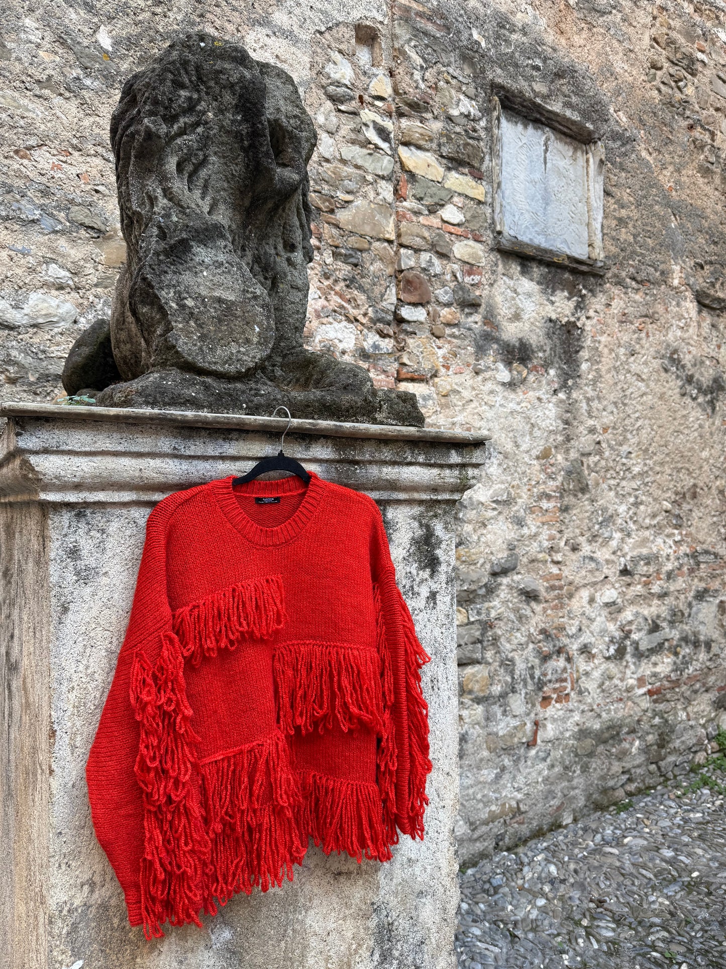 Maglioncino tricot frange
