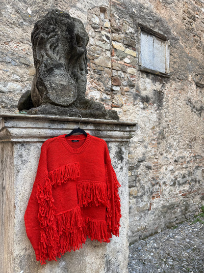 Maglioncino tricot frange