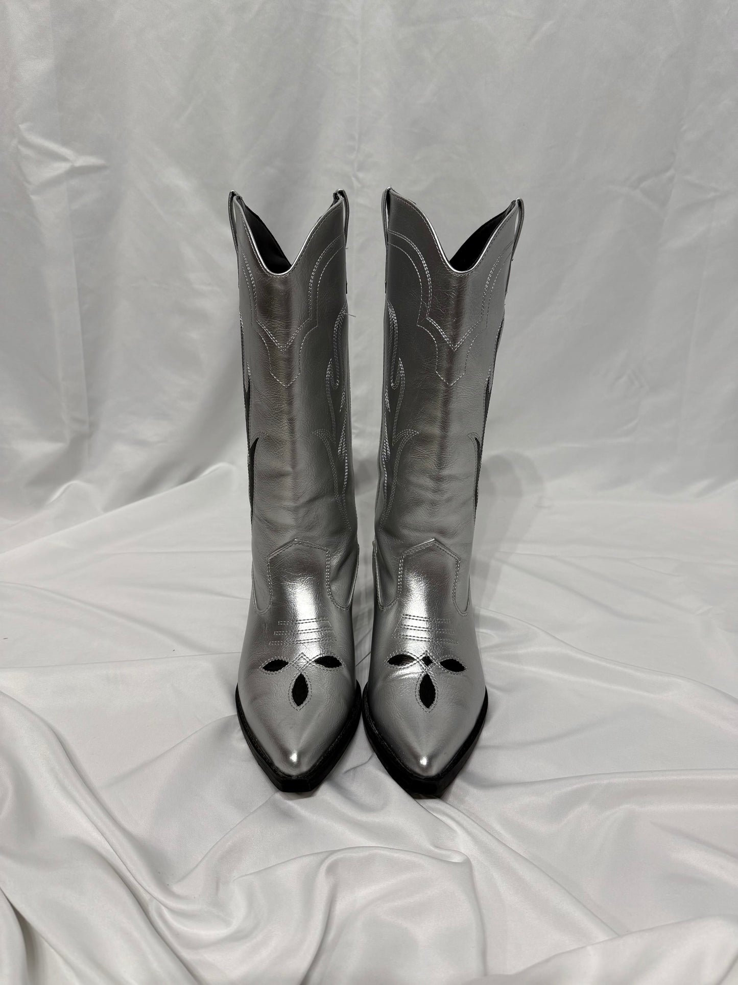 Texano argento ‘ Black flames ’ handmade