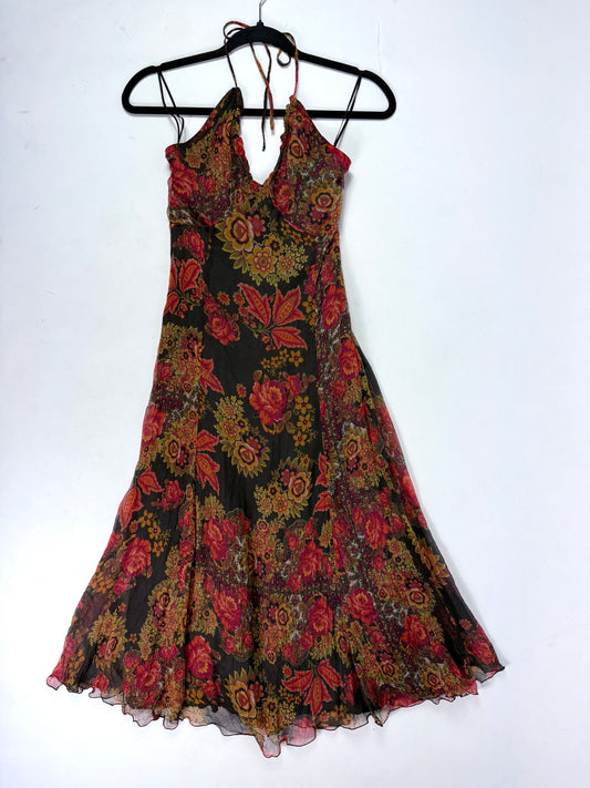 Abito seta fantasia Zara tg.M