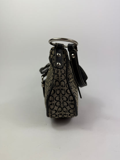 Borsa in tela monogram Guess