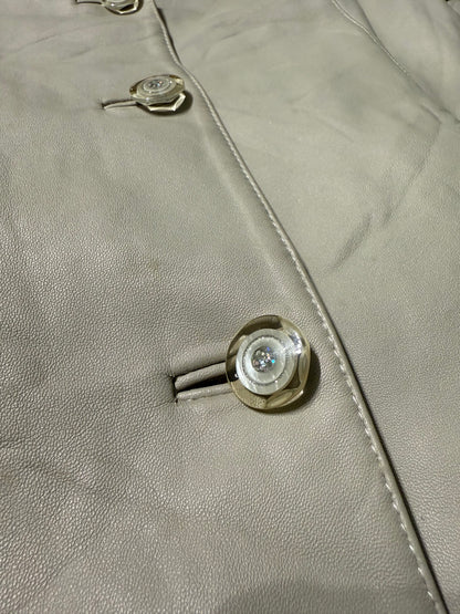 Giacca in pelle ghiaccio