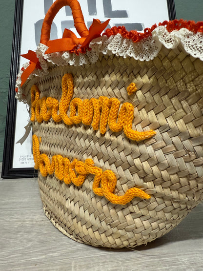 Cesta in paglia ‘Parlami d’amore’