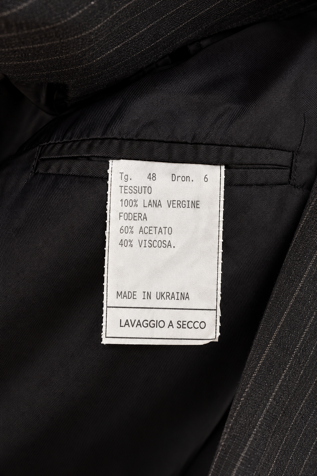 Blazer vintage gessato ‘Little reminders’
