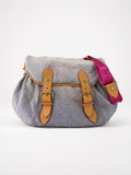 Borsa monogram jacquard denim baggy sunset GM 0048 Rosa