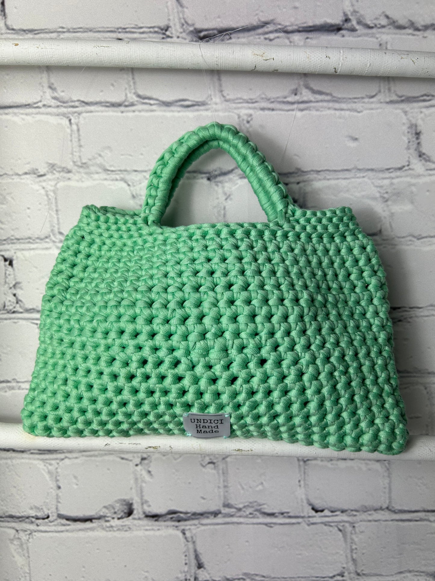 Mint Crochet Minibag