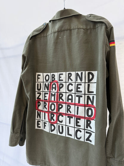 Giacca camicia ‘Amor proprio’ tg.M’