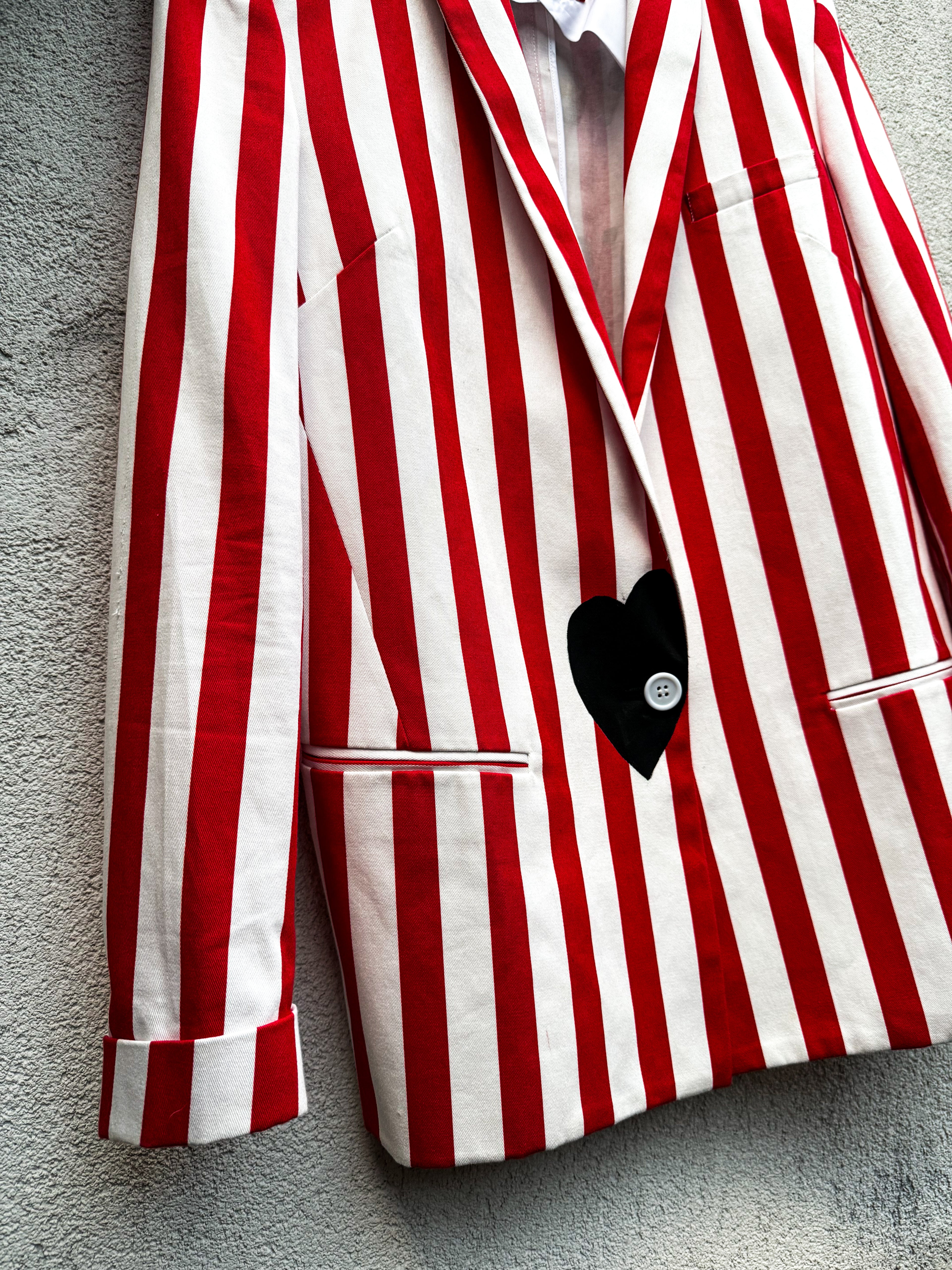 Blazer righe ‘Shakespeare’ handmade