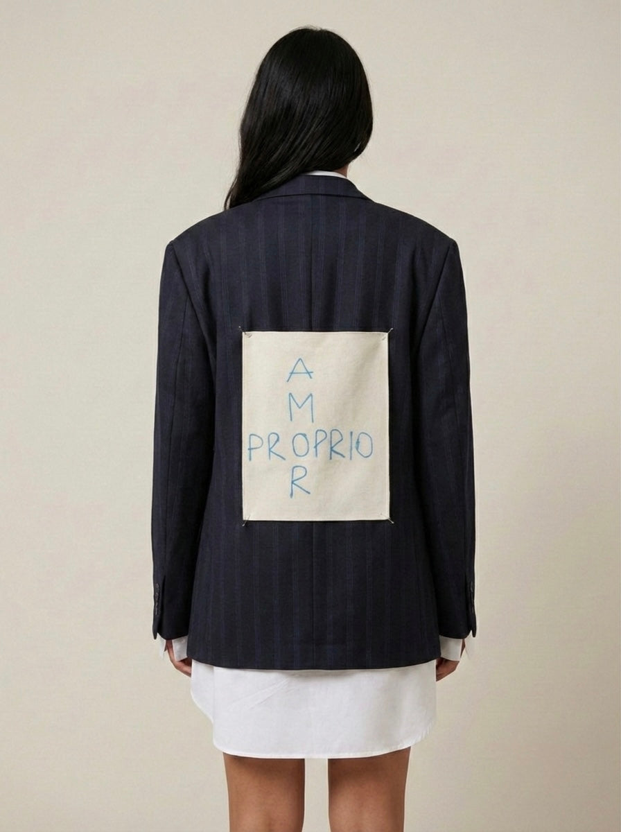 Blazer doppiopetto ‘Amor proprio’ Sacré-Cœur