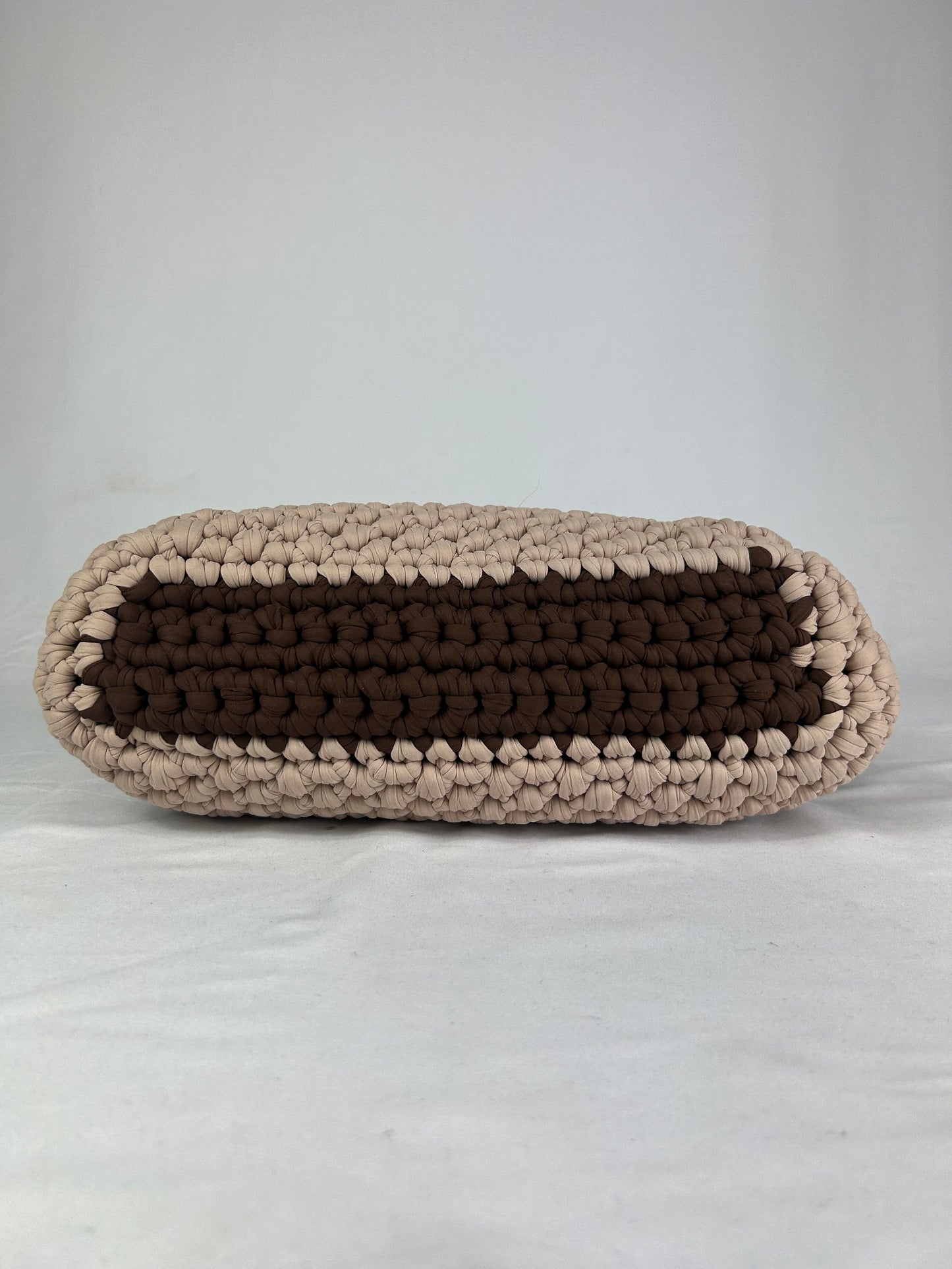 Sand crochet bag