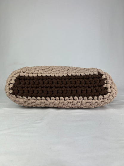 Sand crochet bag