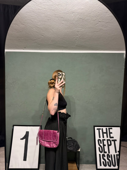 Pochette con tracolla in pelle MaxMara