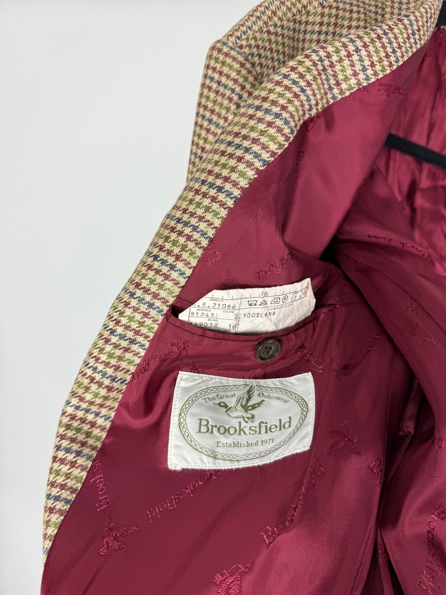 Blazer pied de poule Brooksfield  tg.M