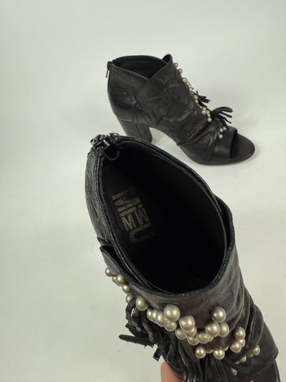 Tacco in pelle open toe n.39 Mimmu