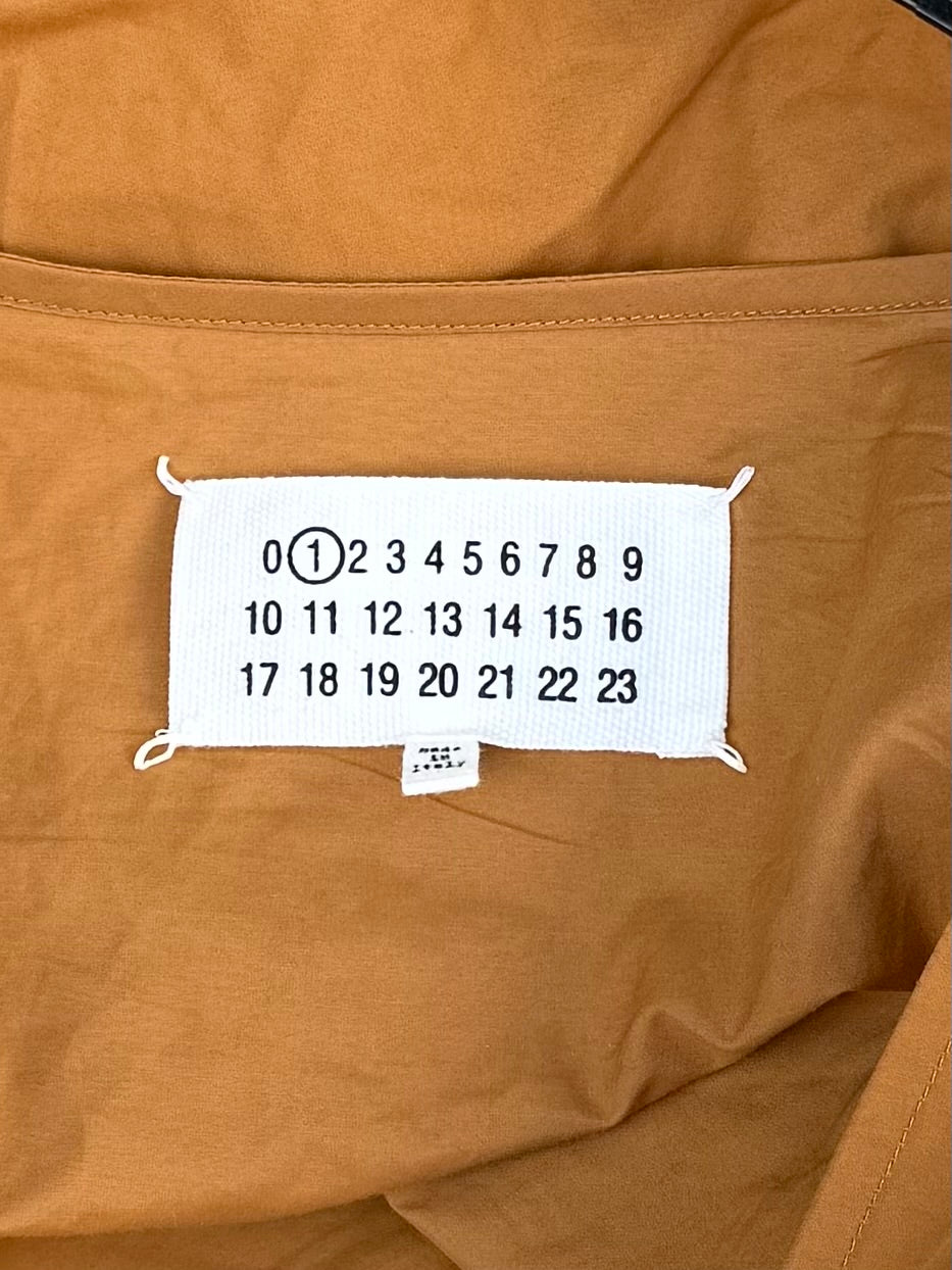 Maxi abito popeline di cotone Maison Margiela