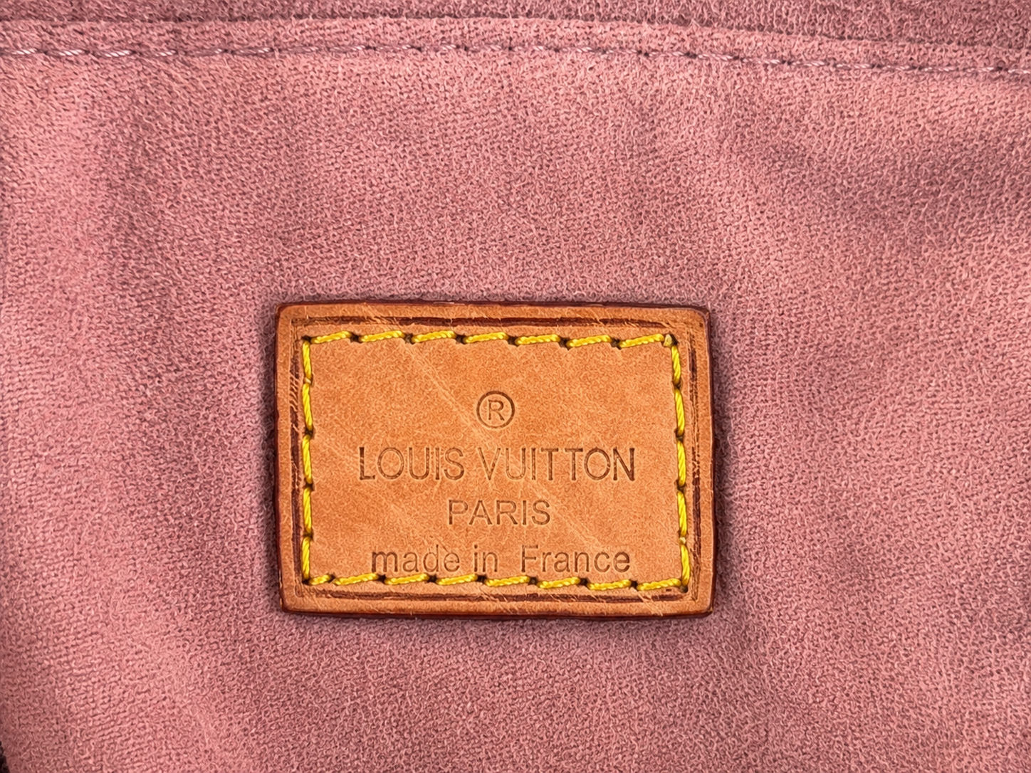 Borsa monogram jacquard denim baggy sunset GM 0048 Rosa