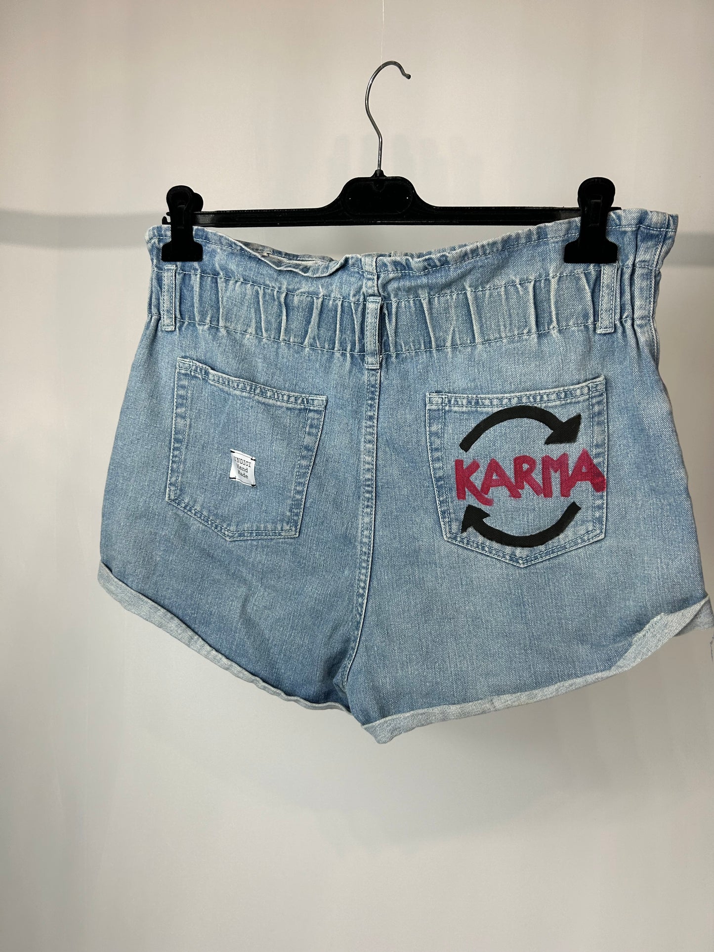 Shorts denim handmade ‘Karma’ tg.L