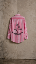 Camicia righe ‘pentimenti’