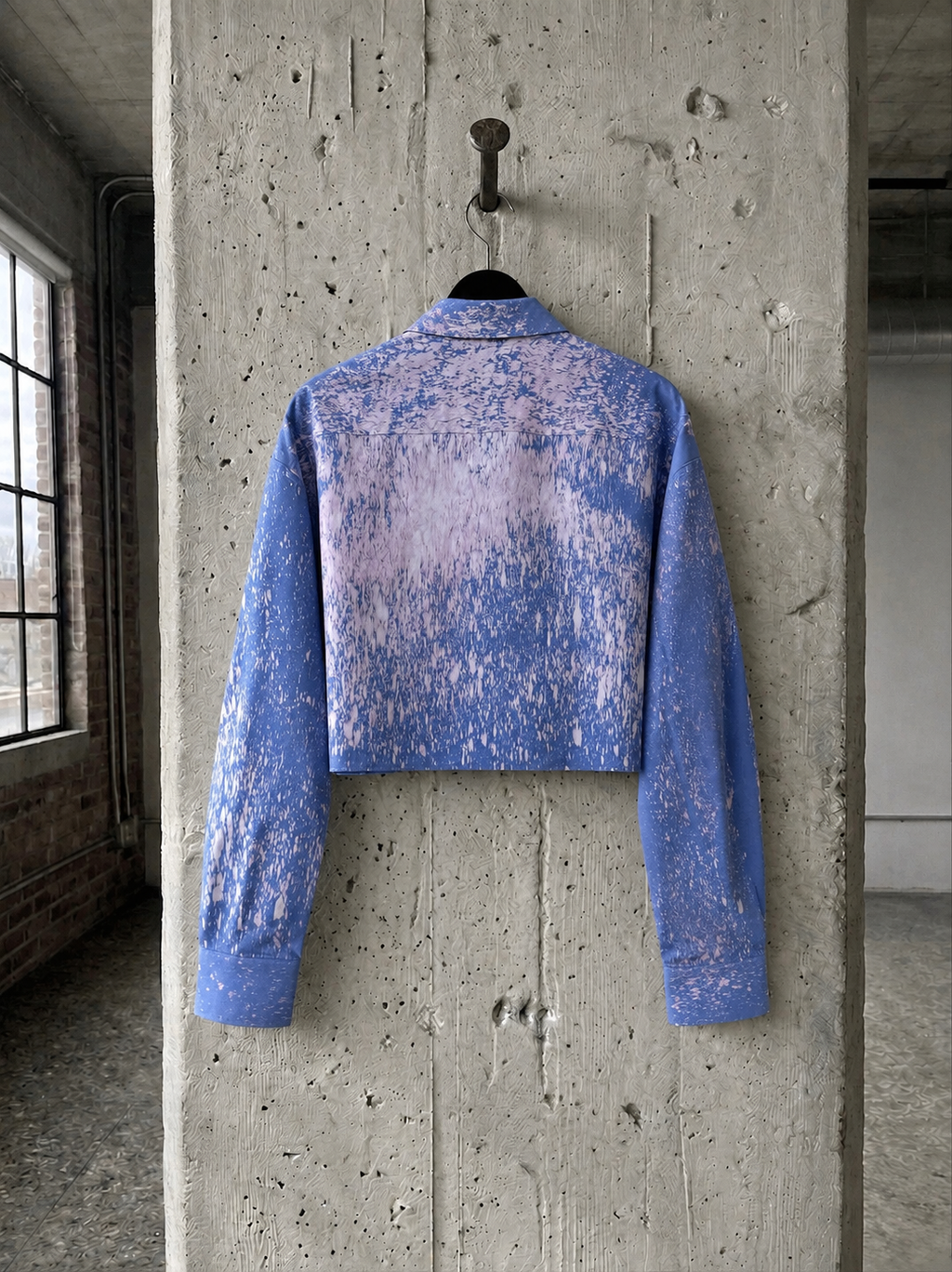 Camicia cropped Christian Dior reworked
